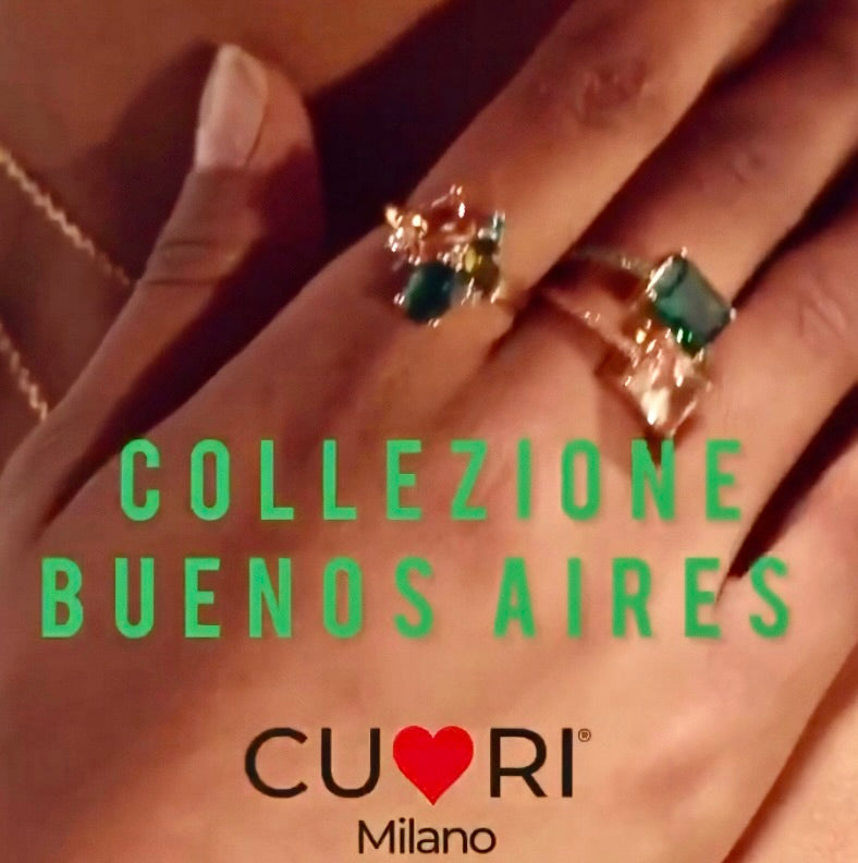 Anello LINDA VERDE - CUORI MILANO