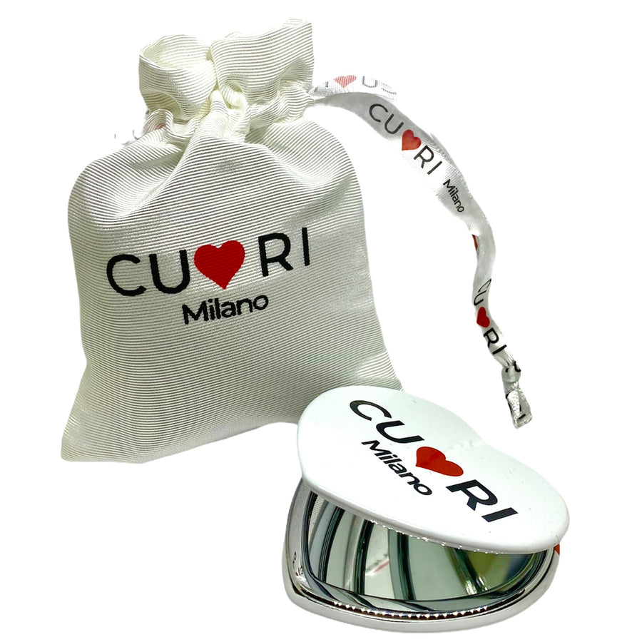 Catenina in argento rosato con cuore pavè - CUORI MILANO