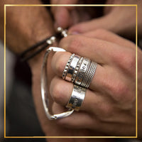 Anello a treccia sottile