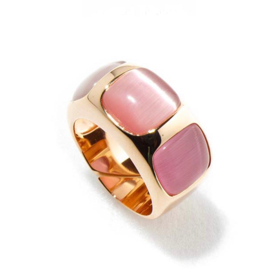 Anello fascia con pietre colorate - MADI'