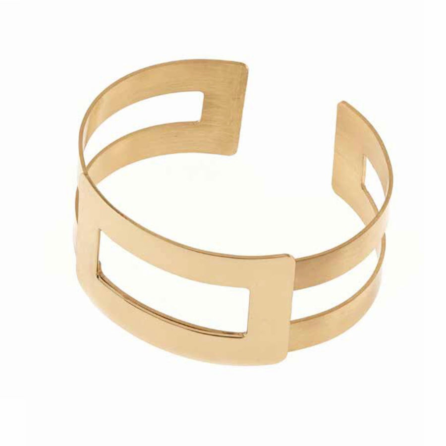 Bracciale rigido in argento dorato  - BANGLE VINTAGE TRENDY