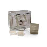 Collana lunga in argento dorato  - LINEA LETTERE